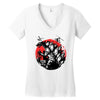 godzilla Women's V-Neck T-Shirt