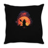 blood moon Throw Pillow