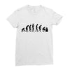 evolution computer Ladies Fitted T-Shirt