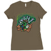 mario smash! Ladies Fitted T-Shirt