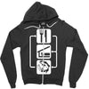 v2 eat sleep fish Zipper Hoodie