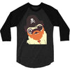 pug in a crew 3/4 Sleeve Shirt