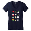 cupcake costume party Women's V-Neck T-Shirt