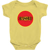 red fire Baby Bodysuit