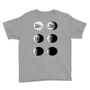 the phases of the moon of laika dog Youth Tee