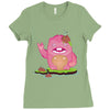 mrs yetti and her poops Ladies Fitted T-Shirt