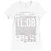 political illiteracy Ladies Fitted T-Shirt