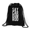 say car ram rod Drawstring Bags