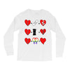 ls lesbian full heart Long Sleeve Shirts