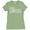 halloween boo Ladies Fitted T-Shirt