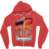 planet x Zipper Hoodie