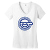 ghost in the shell laughing Women's V-Neck T-Shirt