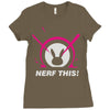 nerf this! (2) Ladies Fitted T-Shirt