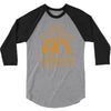 what happens in camper stays in camper vintage style camp funny 3/4 Sleeve Shirt