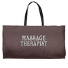 massage therapist Weekender Totes