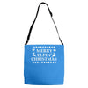 merry elfin christmas Adjustable Strap Totes
