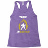 train insaiyan Racerback Tank