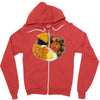 funny full english breakfast, ideal gift or birthday present Zipper Hoodie