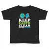 keep earth clean it's not uranus kawaii planets Toddler T-shirt