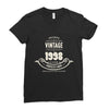 premium vintage 1998 classic perfectly aged limited edition Ladies Fitted T-Shirt