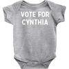 vote for cynthia Baby Bodysuit