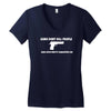 guns don't kill people dads Women's V-Neck T-Shirt