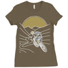 mountain biker Ladies Fitted T-Shirt