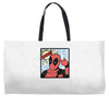 bang pop art Weekender Totes