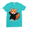 red fox Ladies Fitted T-Shirt