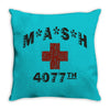 mash 4077th tv division vintage style Throw Pillow
