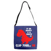 funny dino Adjustable Strap Totes