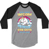 I Wish I Were A Unicorn So I Could Stab Idiots With My Head 3/4 Sleeve Shirt