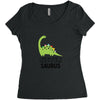 Sister Saurus Women's Triblend Scoop T-shirt