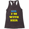 i am with her Racerback Tank
