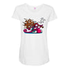 monster melodi Maternity Scoop Neck T-shirt