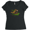 the tree, the raccoon Women's Triblend Scoop T-shirt