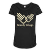 sturday wings best trending Maternity Scoop Neck T-shirt