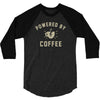 powered by coffee 3/4 Sleeve Shirt