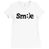 smile Ladies Fitted T-Shirt