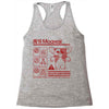 mogwai warning Racerback Tank