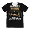 march  girl is a perfect combination of princess and warrior All Over Women's T-shirt