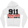 911 dispatcher heroes black logo Zipper Hoodie