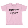 binary Toddler T-shirt