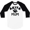 akita mum 3/4 Sleeve Shirt