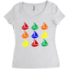 color ful Women's Triblend Scoop T-shirt