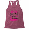 Celebrating With the 6th Birthday Queen Racerback Tank