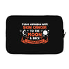 I Love Someone with Skin Cancer to The Moon and Back to Infinity Laptop sleeve