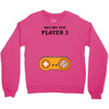 Waiting for Player 3 Gamer Crewneck Sweatshirt