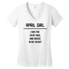 April Girl Women's V-Neck T-Shirt