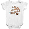 the answer to the question Baby Onesie